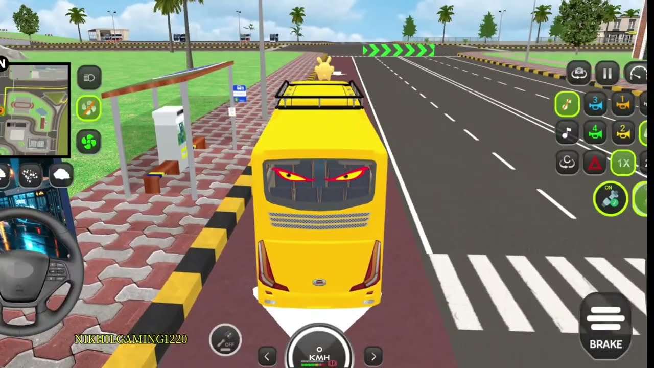 School Bus Coach Driver - Android Game play #automobile #viral #gaming 