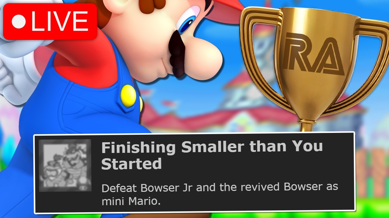 Getting EVERY ACHIEVEMENT in New Super Mario Bros. (DS) Day 4! - RetroAchievements