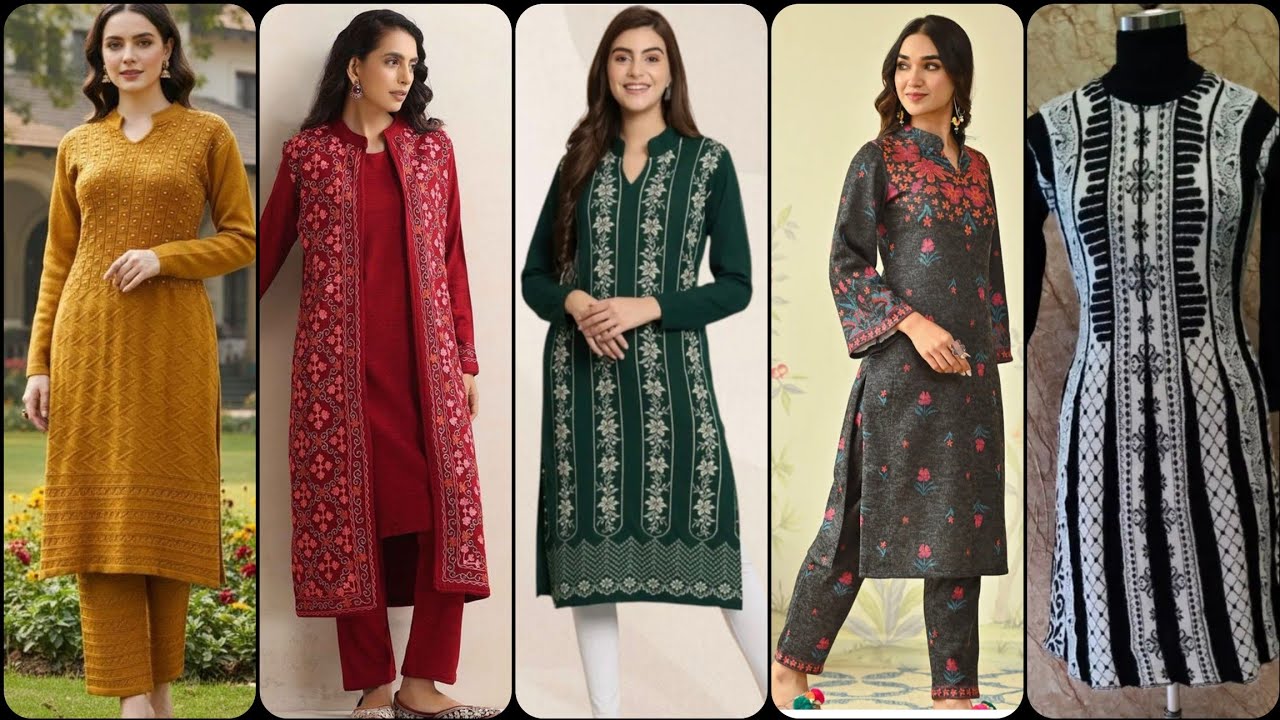 2026 Trendy Woollen Kurti Collection for Winter Season | विंटर स्पेशल वूलन कुर्ती कलेक्शन 2026