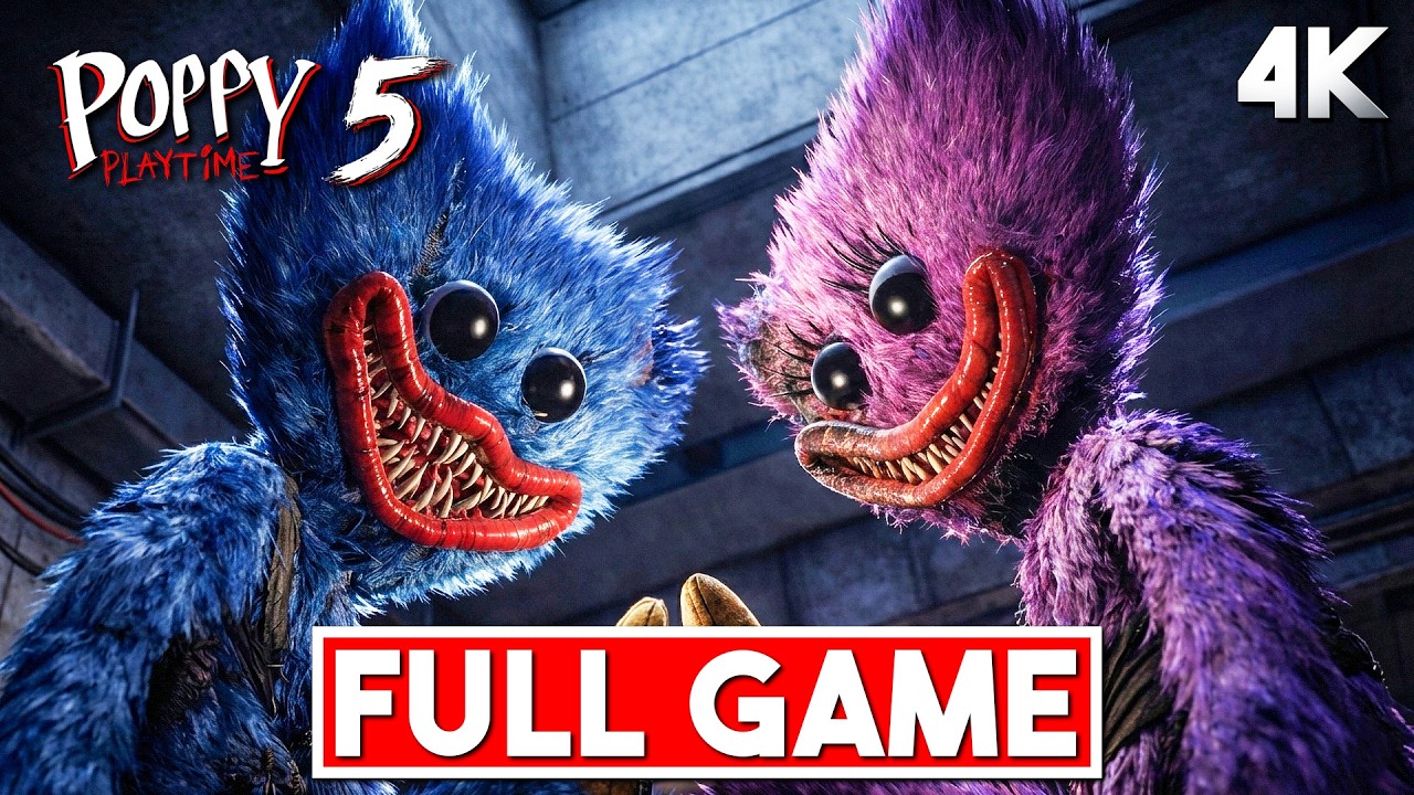POPPY PLAYTIME Chapter 5 Gameplay Walkthrough FULL GAME [4K 60FPS] - No Commentary