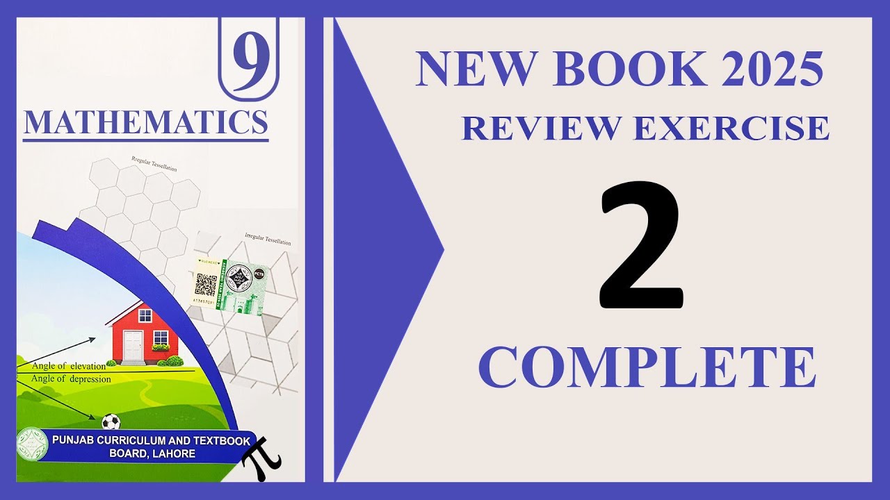 Class 9 Maths | Review Exercise 2 | MCQs + Short Questions | New Book 2025 | Log & Standard Form