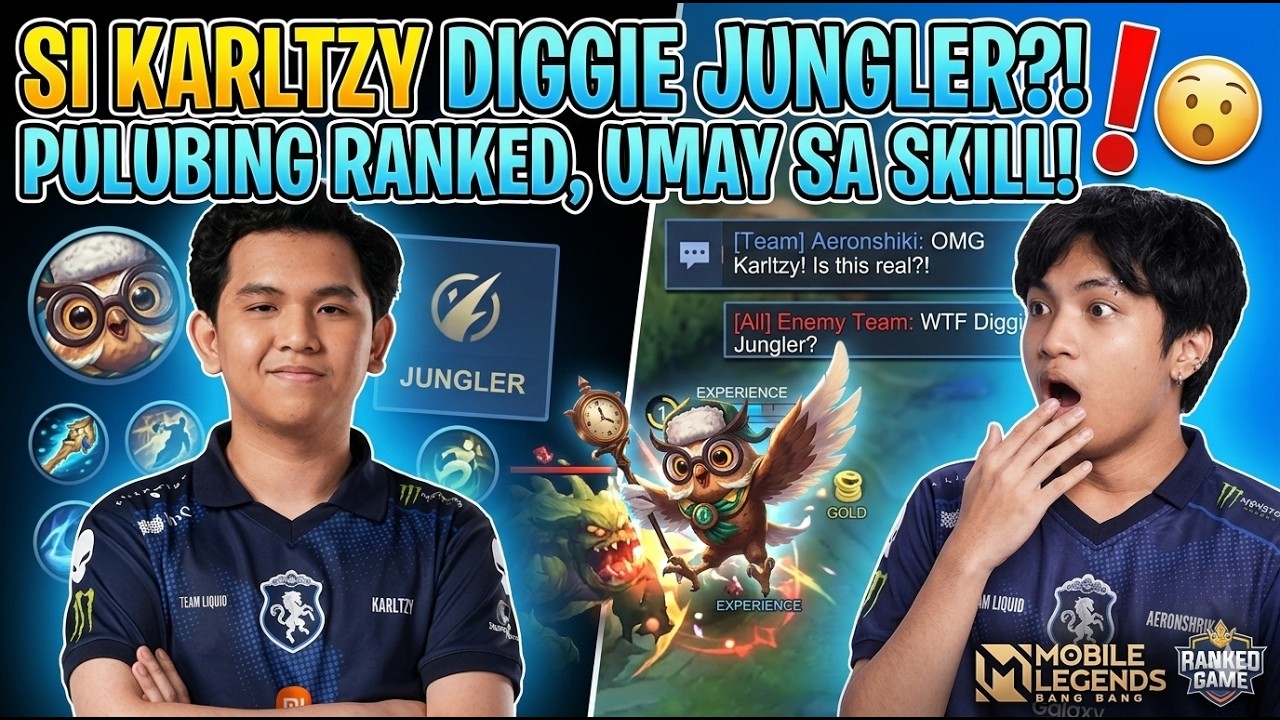 Karltzy pinabilib si Aeronshiki sa paggamit ng Diggie Jungler