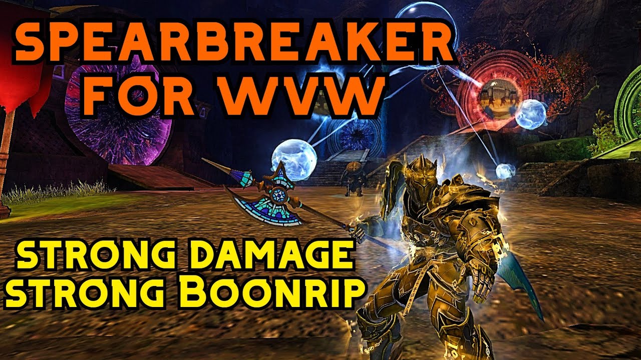 GW2 WvW - DPS Spearbreaker Build - Ripping Zergs Apart