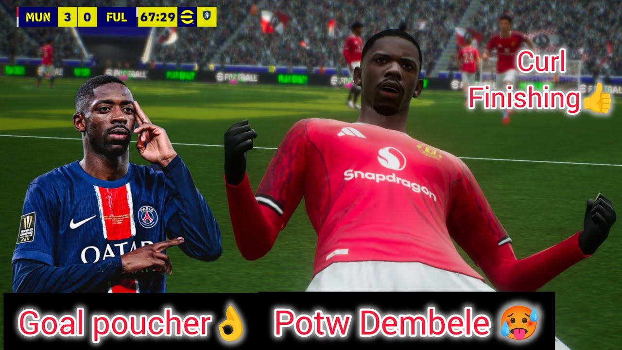 നരി തന്നെ🥵 Dembélé💥kicking power👍. Finishing. Curl👌