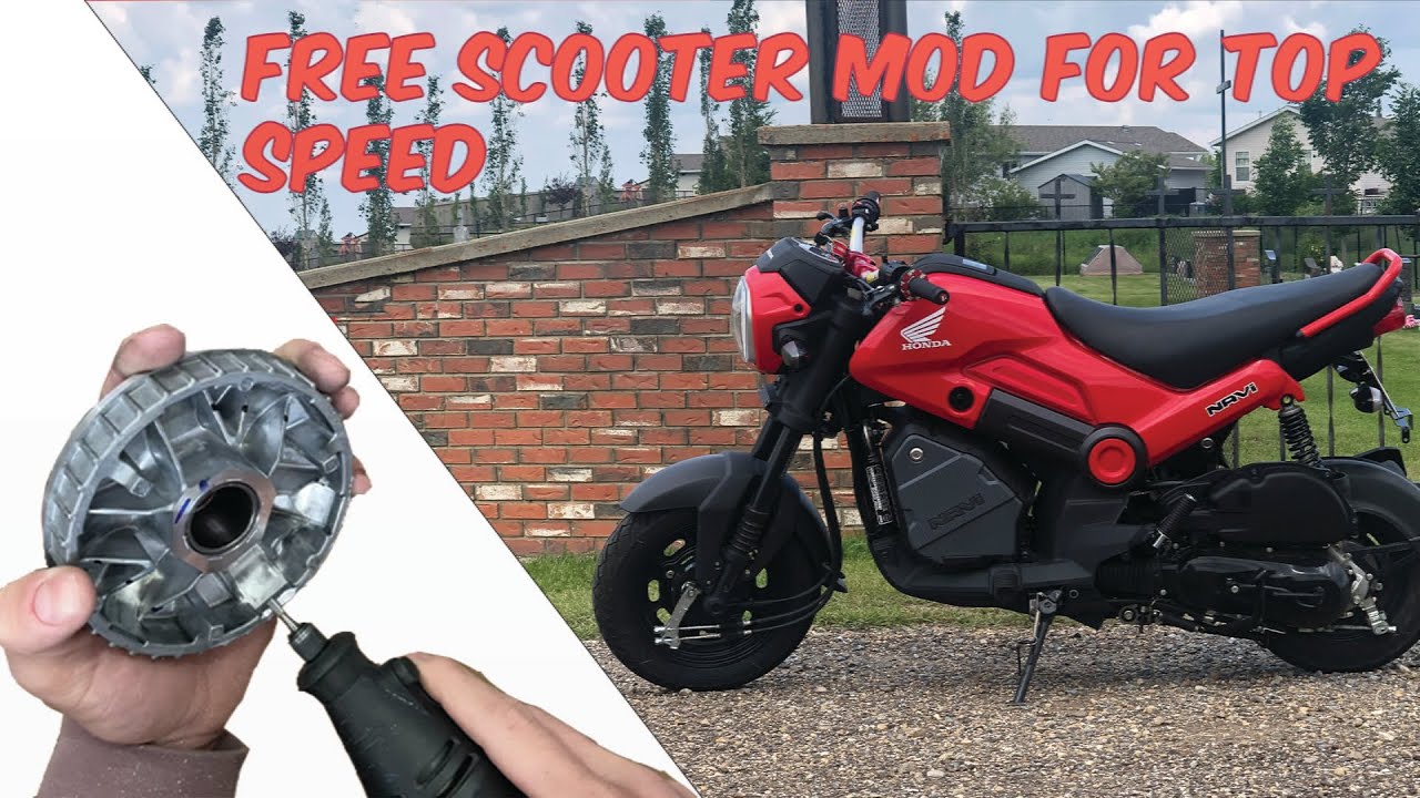 Honda Navi top speed mod for free. works on other scooters too!!!