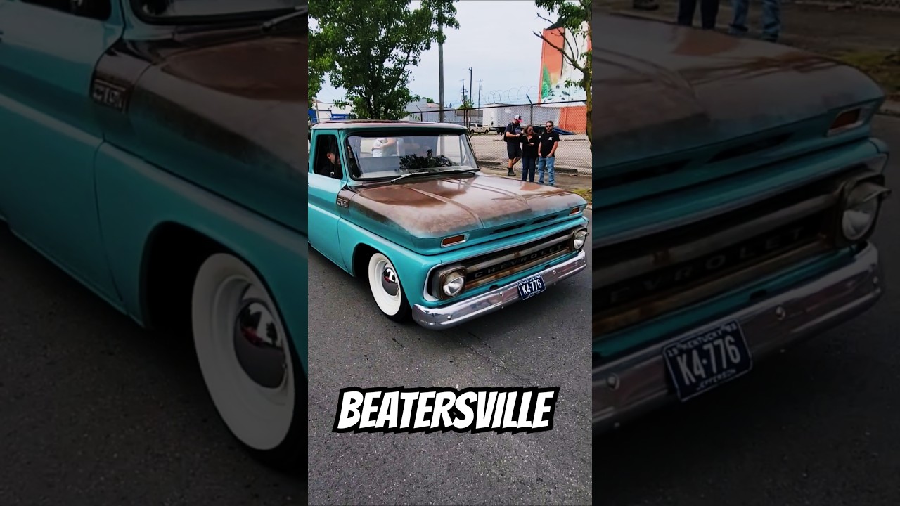 ✨️Clean Patina: 1965 Chevy C10 Pickup Truck | Beatersville 2025 Rat Rod Car Show #chevrolet #rust