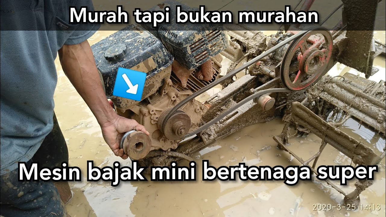 Traktor Mini Capung Metal agar bertenaga,