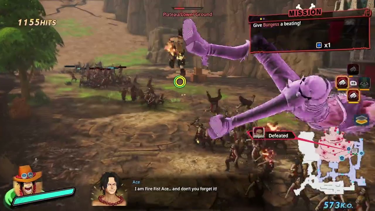 One Piece Pirate Warriors 4 – Portgas D. Ace | Tinju Api Membara!