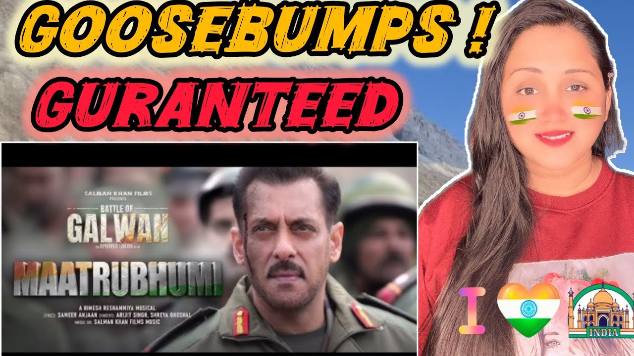 Reacting to Maatrubhumi – Salman Khan’s Patriotic Anthem (Battle of Galwan) 😱🇮🇳