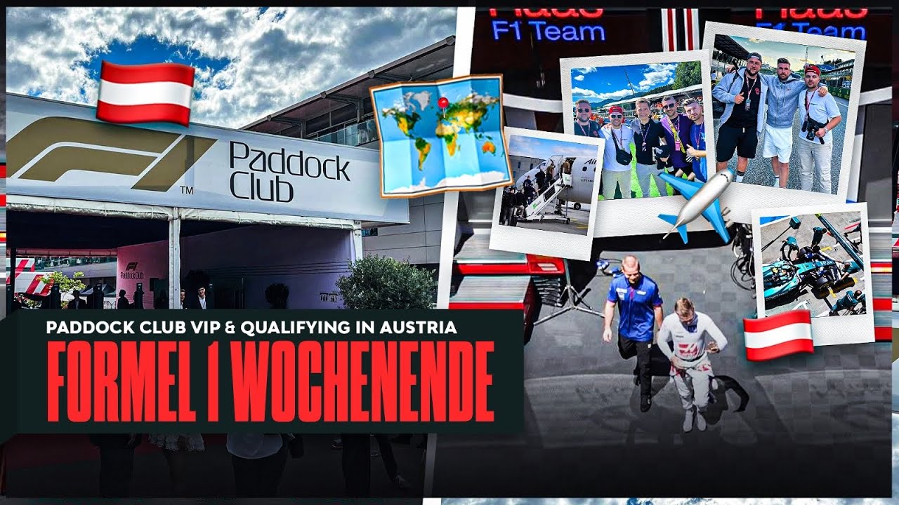 VIP auf FORMEL 1 in SPIELBERG mit Broski 🏎😍 Anreise + Qualifying Vlog Tag 1