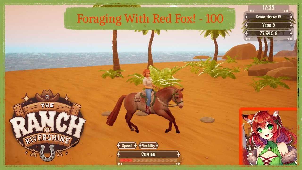 Foraging & SILVER-HAIRED TALL HORSE!!! 😱🤠 I 100 (No Commentary)
