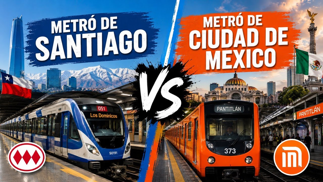 Metro de Santiago vs Metro de Ciudad de México: ¿Cuál es mejor?