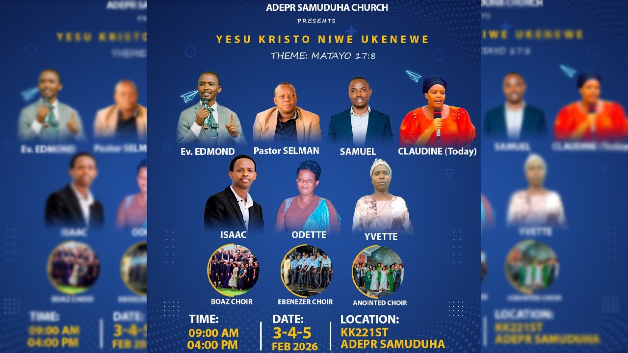 YESU KRISTO NIWE UKENEWE (DAY3) |ADEPR Samuduha |5/2/2026 | YESU ATEGEKE