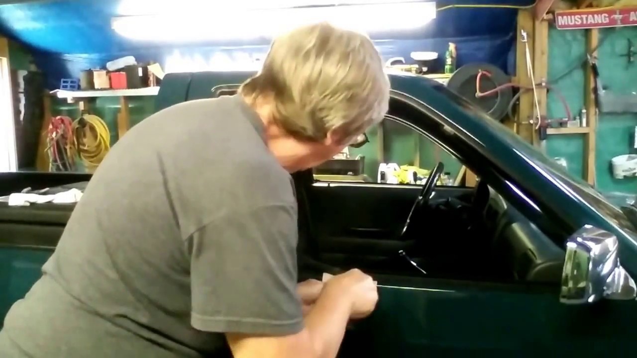 Nissan Hardbody D21 pickup truck window seal replace
