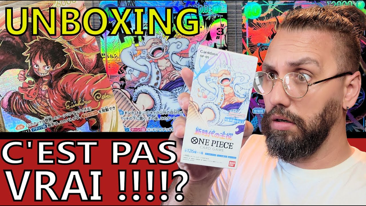 1500 BALLES LA CARTE, FOU ! - Détails, Prix et UNBOXING de ONE PIECE CARD GAME OP-05 DEBALLAGE