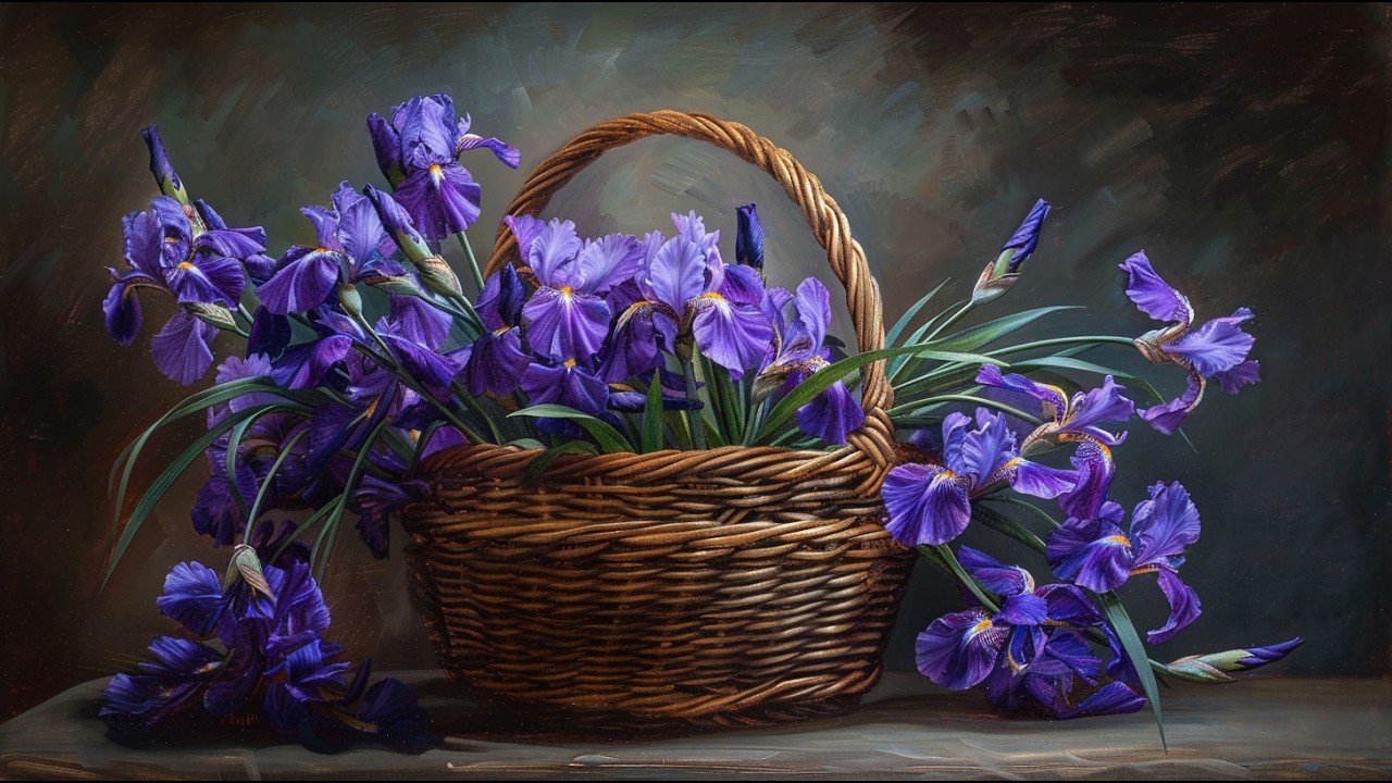 Romantic Floral Oil Paintings For Your TV, Vintage Spring Flowers, Frame TV Art Screensaver