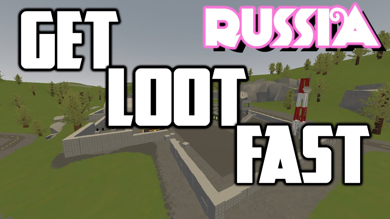 Unturned - Get loot fast on russia map!! Get Military Gear!