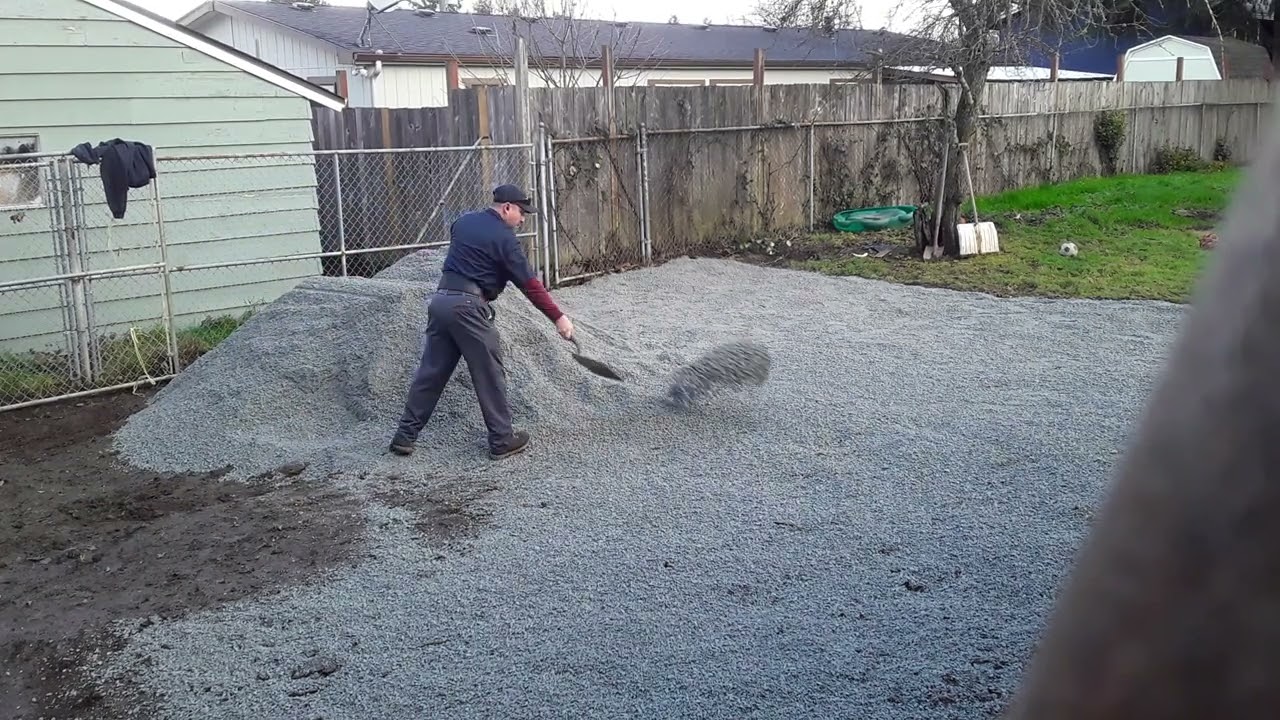 7 Yards of gravel,