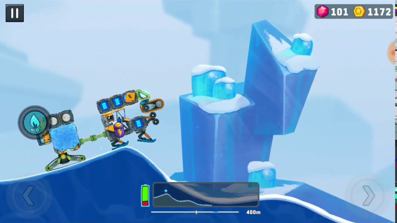 Icelli, mission 5 complete. Front-wheel drive / rear-wheel drive Rovers. RstSlr RoverCraft 2 replay