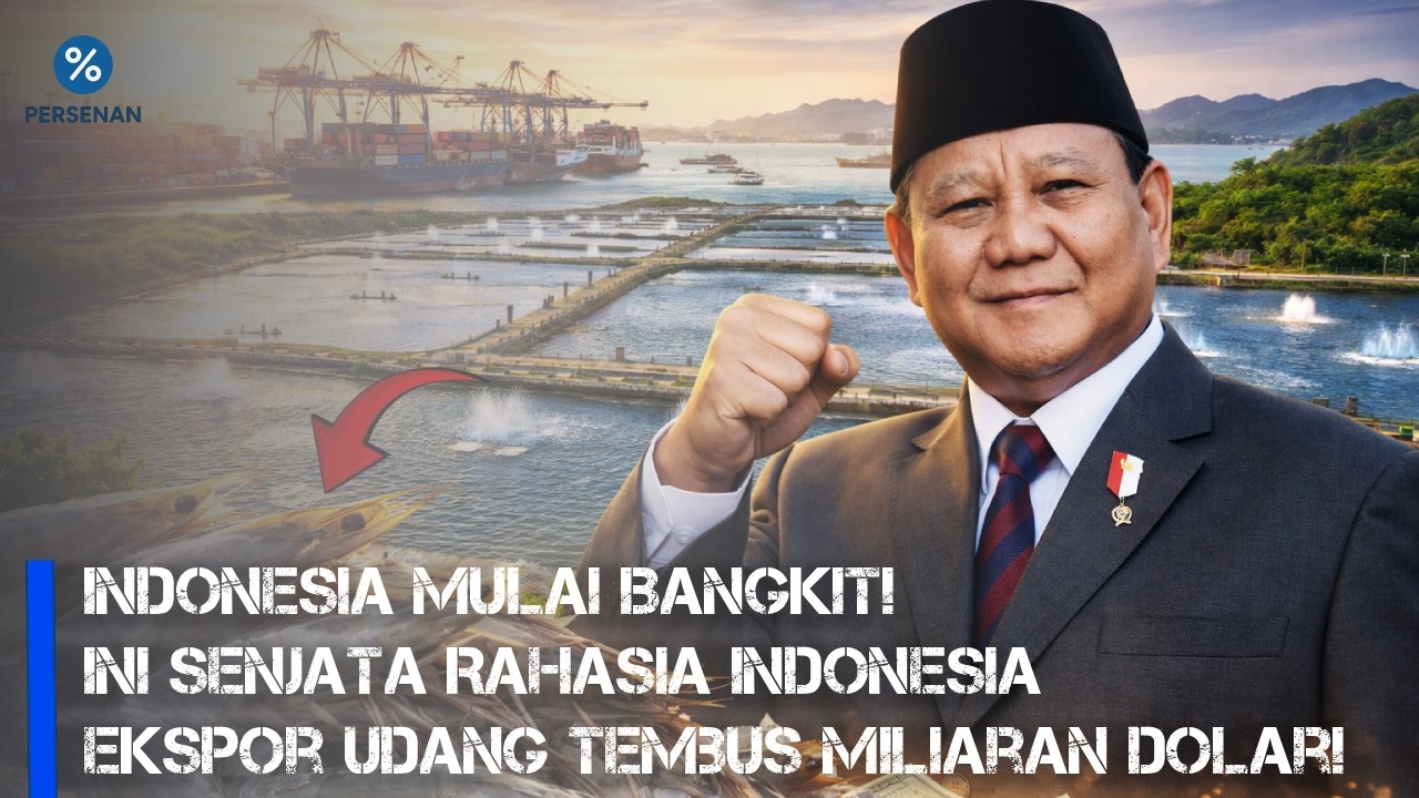 Indonesia Bangkit! Udang Jadi Senjata Rahasia, Ekspor Tembus Miliaran Dolar