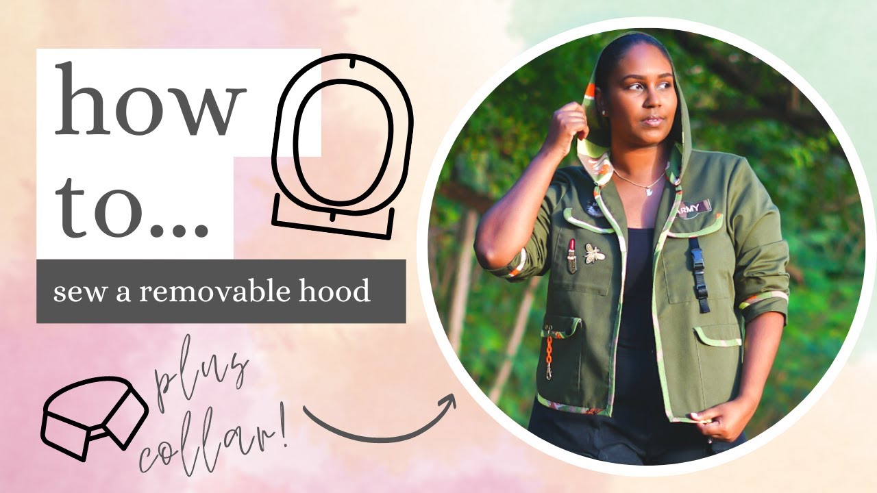 HOW TO SEW: Removable Hood & Collar | Love Notions Coda
