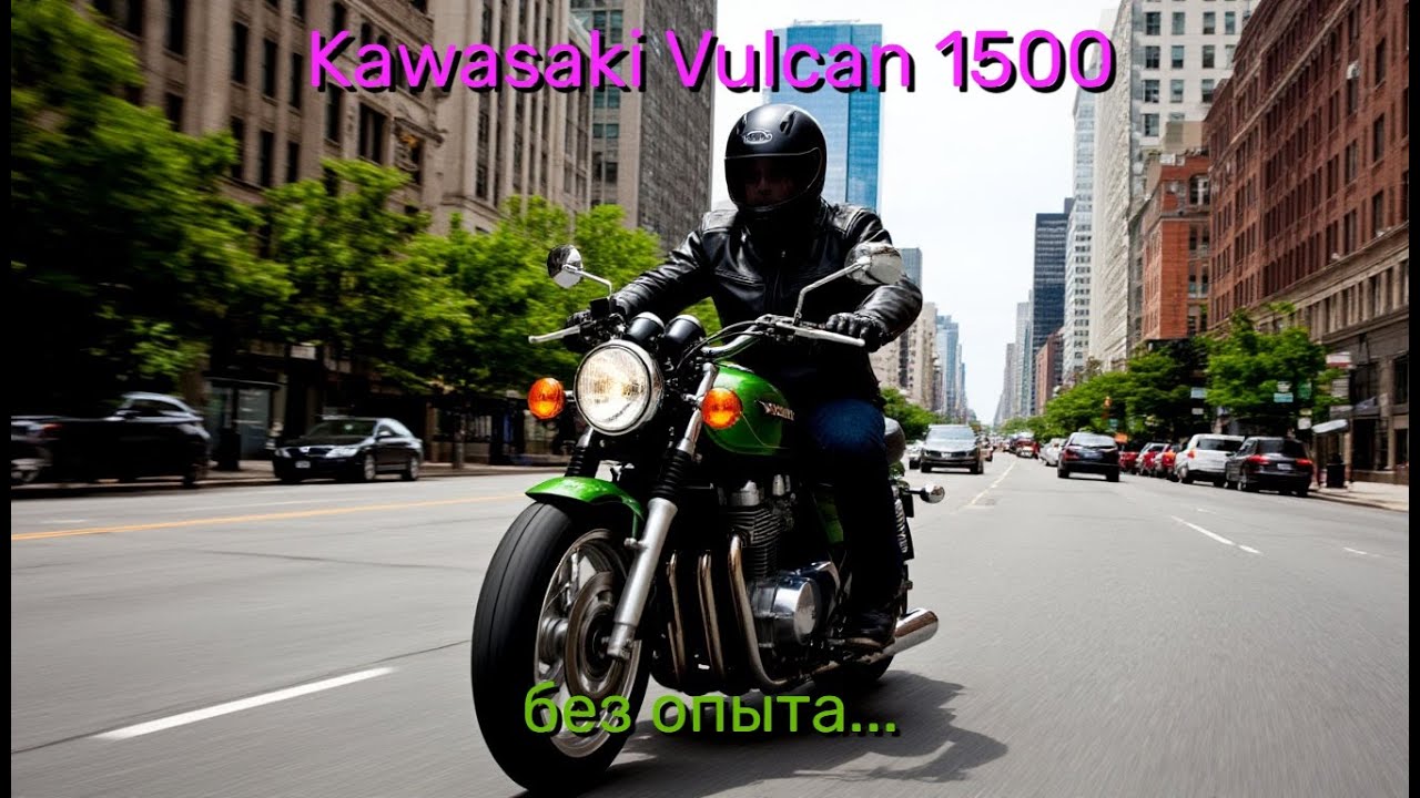 Первый раз на Kawasaki Vulcan 1500