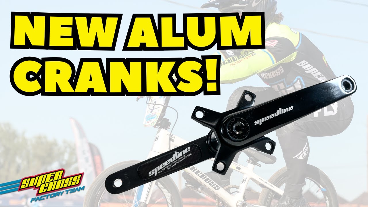 New ALUMNINUM Cranks from Supercross BMX?!
