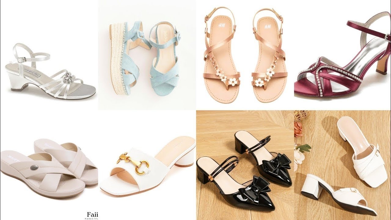 Diseño de zapatos únicos Diseño de hermosas sandalias para damas Ideas para mujeres