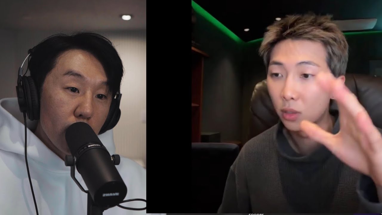 DJ REACTION to RM WEVERSE LIVE TRANSLATED