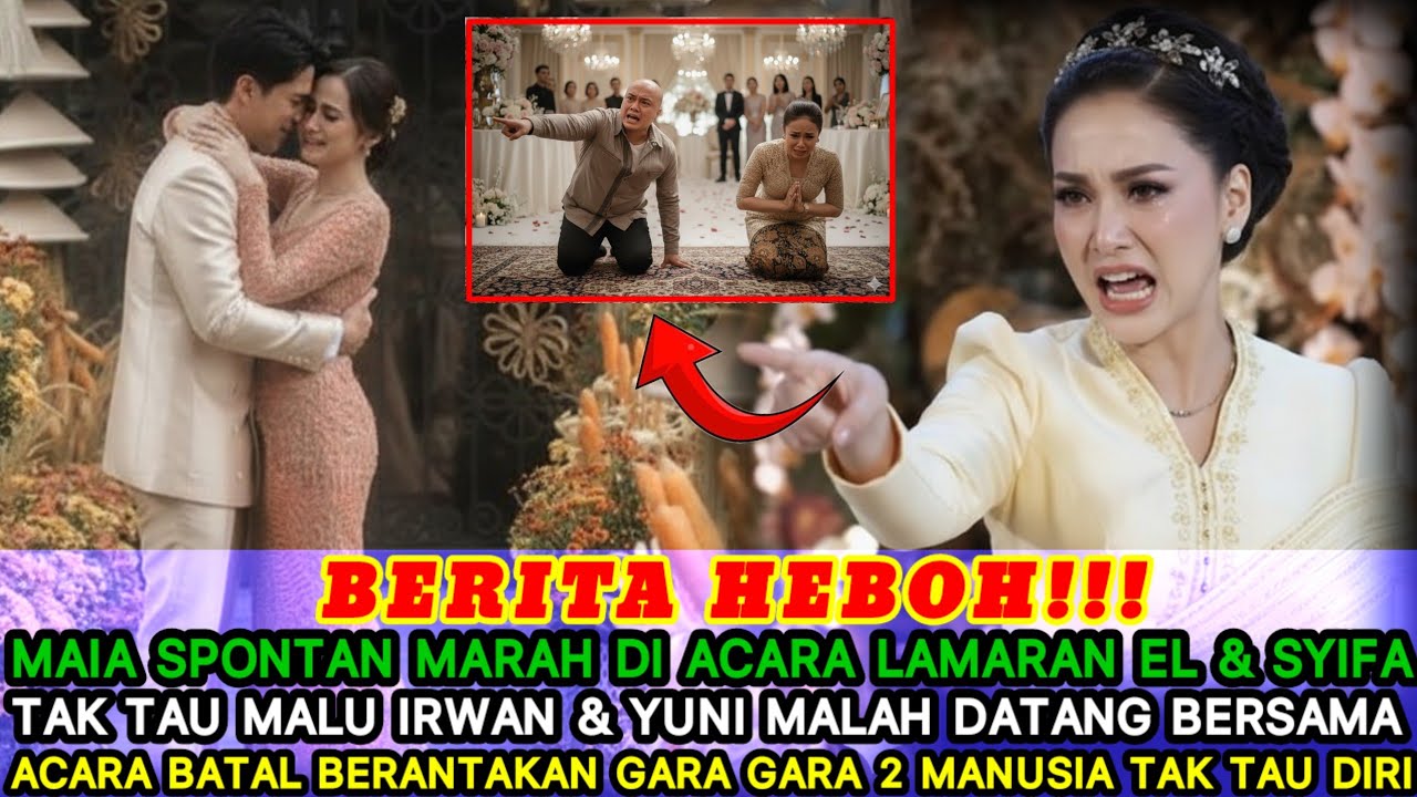  HEB0H‼️ Maia Spontan Emosi di Acara Lamaran EL & Syifa, Kedatangan Irwan–Yuni Bikin Suasana Panas‼️