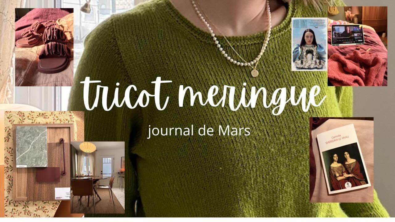 JOURNAL DE MARS: sortie du Willow Sweater, gros Book Haul et la meilleure paire de sandale