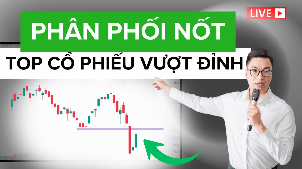 SÓNG HỒI PHÂN PHỐI NỐT - TOP CỔ PHIẾU VƯỢT ĐỈNH| Tú Lê