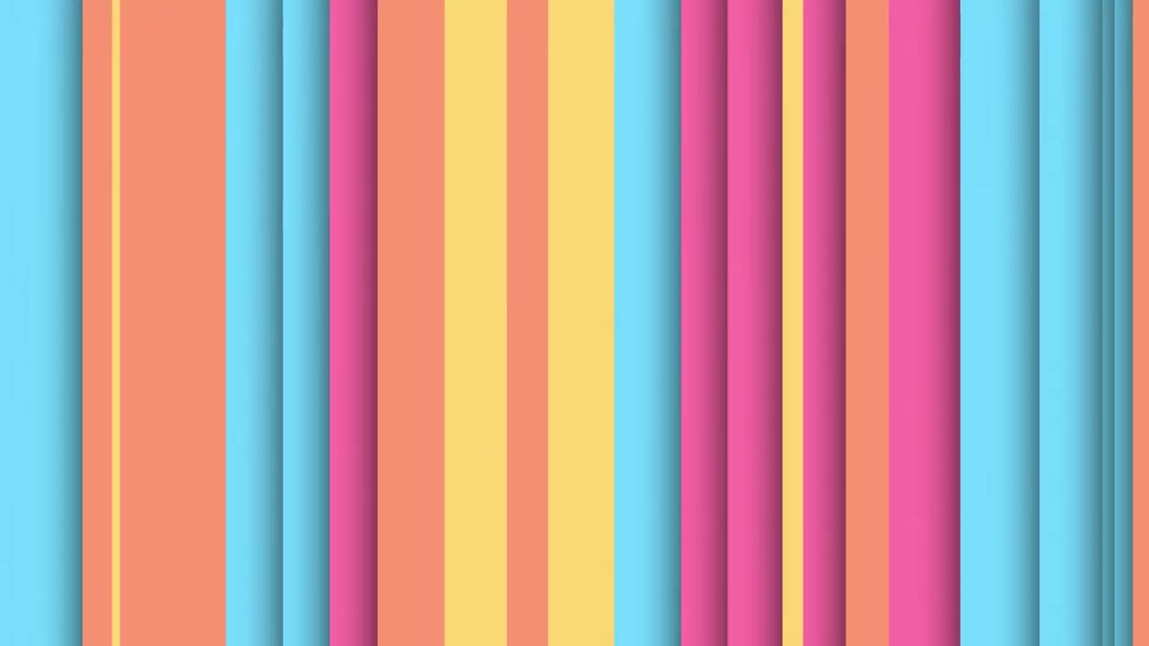 Vibrant Colorful Stripes Motion Background | Screensaver | 15 Minute Loop