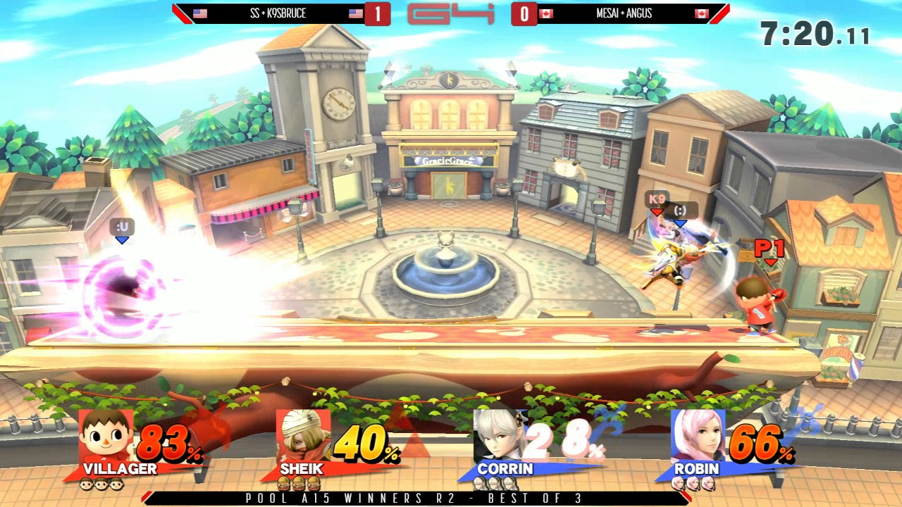SS & K9sBruce vs Mesai & Angus - GENESIS 4 - Wii U Doubles Pools