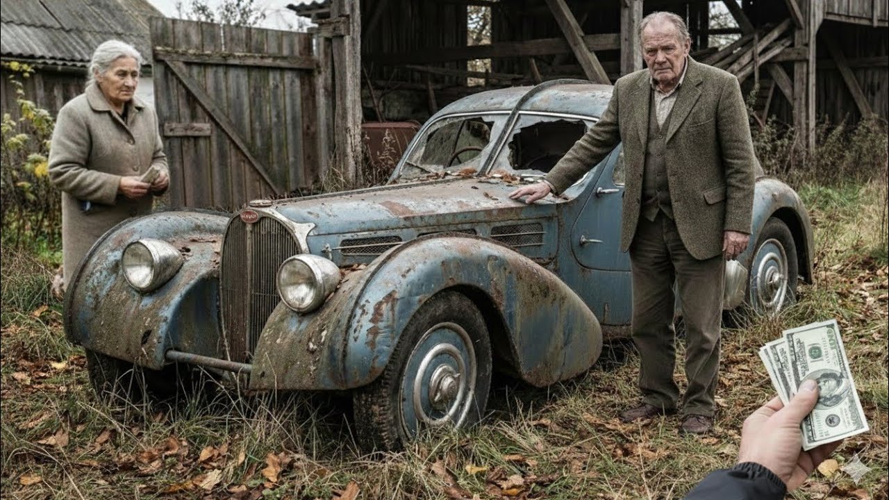 Old Grandpa Sold His Beloved 1932 Bugatti Atlantic for Just $999… I ASMR Car Restoration !