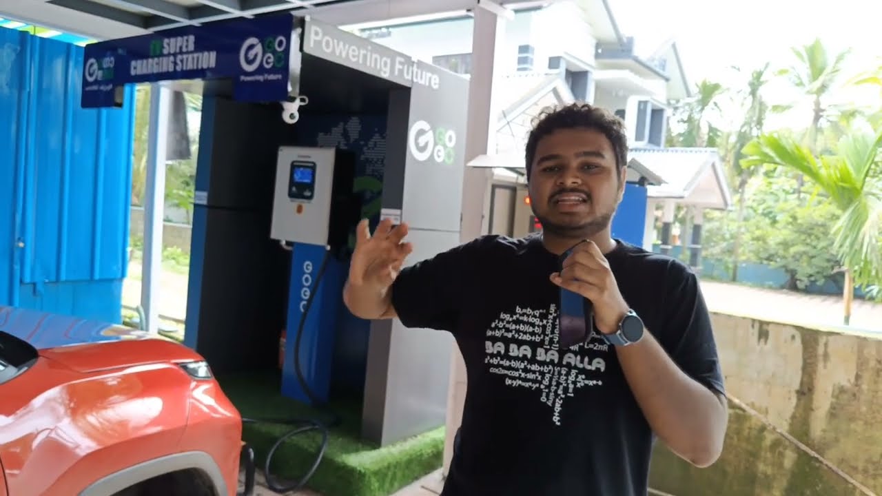 How to charge your EV car in a GO EC Super Fast Charger? Complete Malayalam Tutorial.