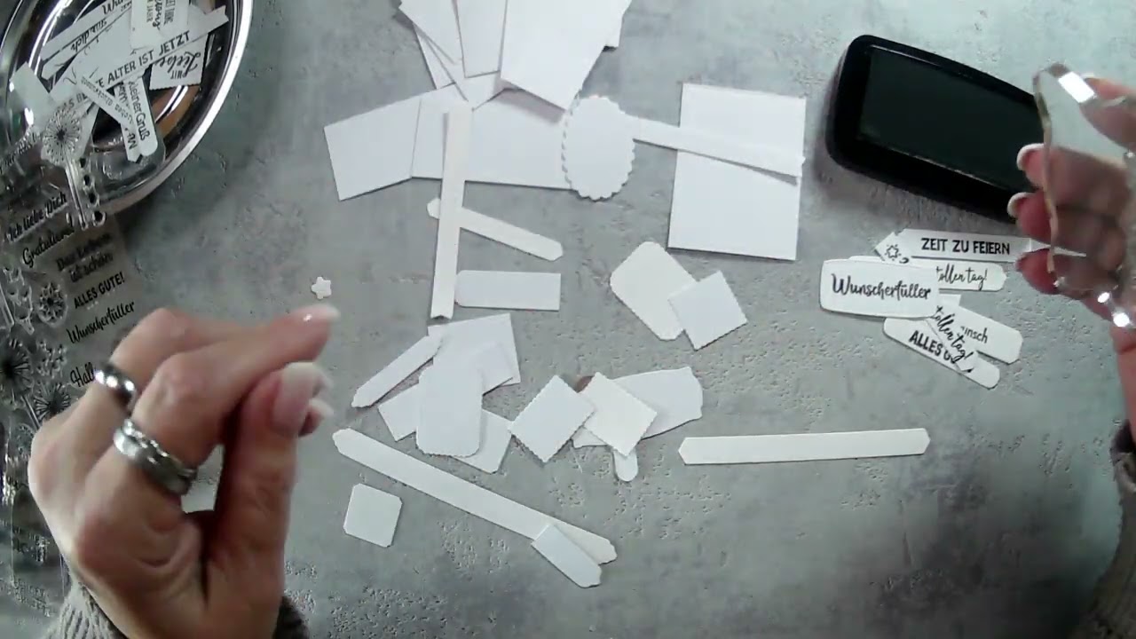 Kaffeeklatsch # 15 # Schilder und Etiketten bestempeln # neue Bücher # was gibt es Neues?