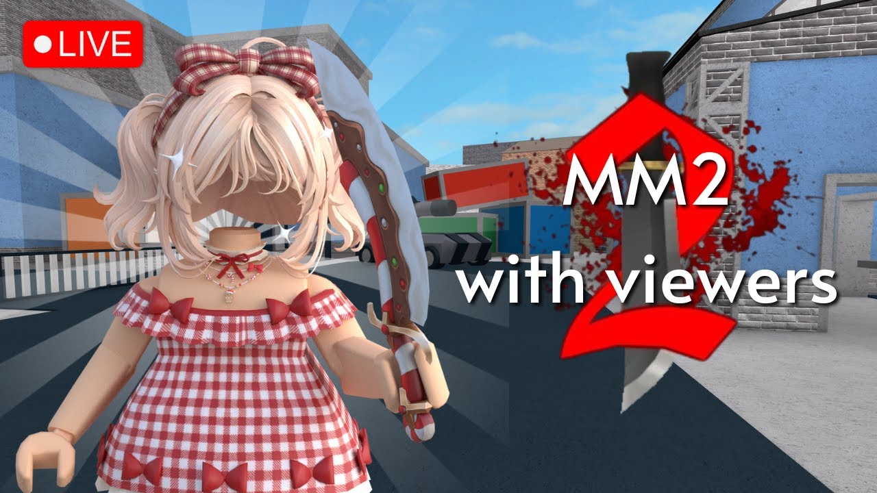 PLAYING MM2 WITH VIEWERS ❤ (Murder Mystery 2)