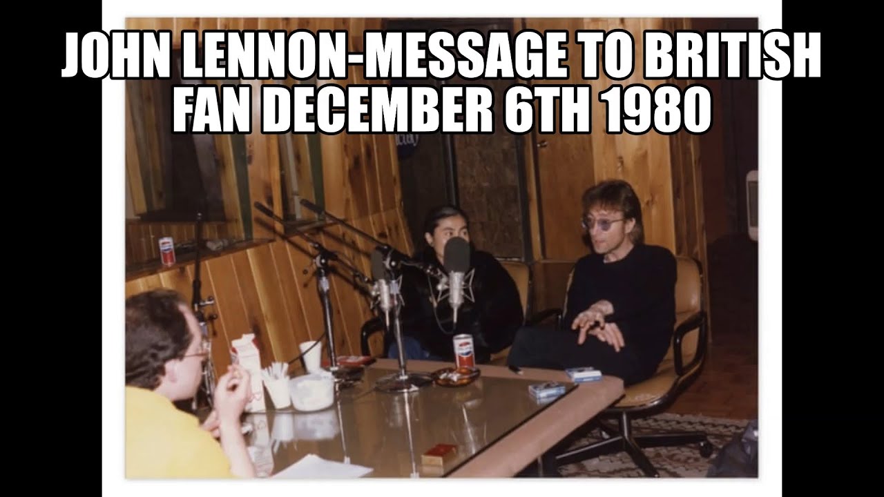 John Lennon-Message To UK Fan and Christmas Message Dec 6 1980-BBC