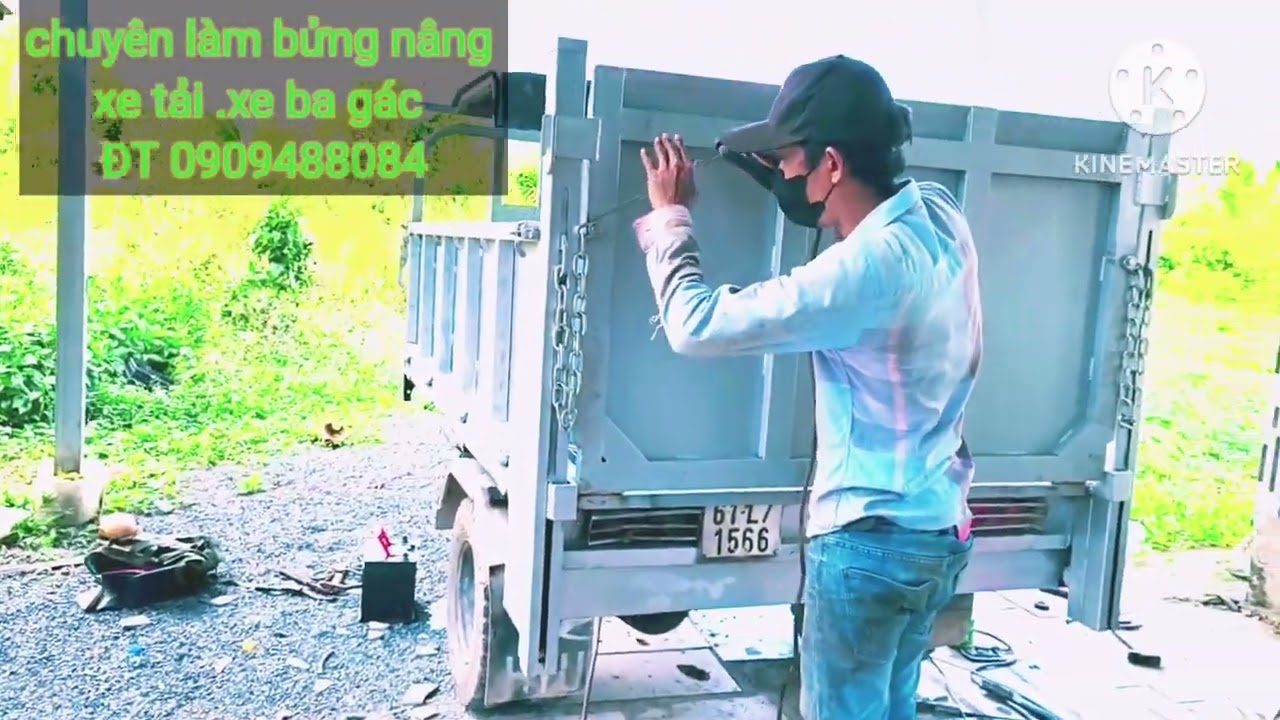 chuyên làm bửng nâng .xe tải .xe ba gác .ĐT.0909488084