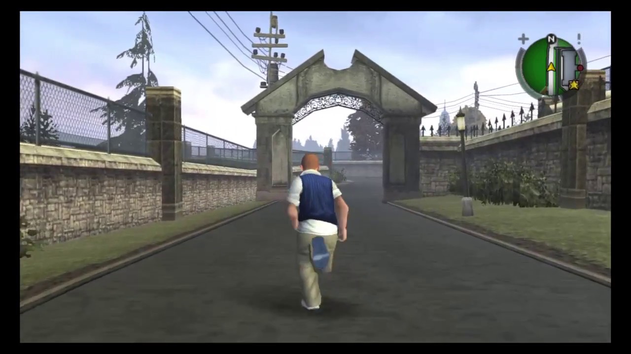 Bully - How To Leave The School From The Beginning Of The Game (PS2, PS4) [Original Edition/Version]