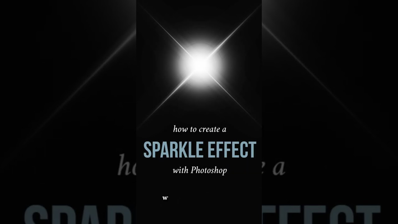 Sparkle Effect Photoshop Tutorial