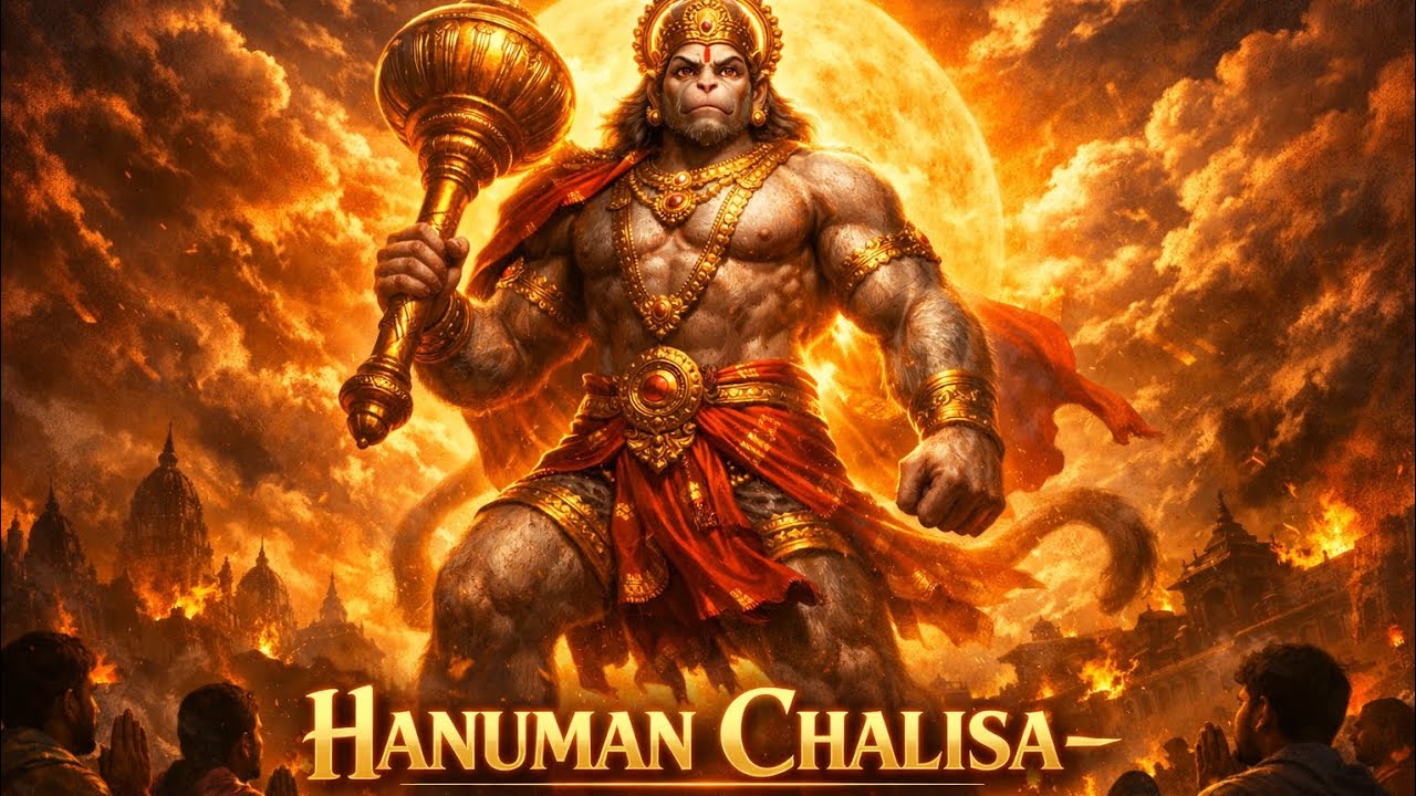 Hanuman chalisa ।। jay bajrang bali 🙏 #hanumanbhakt #hanumanji #bhakti #bhaktisongs 