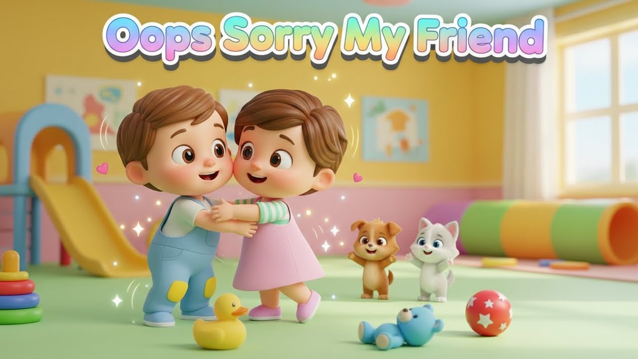 Oops Sorry My Friend – Nursery Rhyme, Toddler Learning, Social Skills, and Imaginative Play