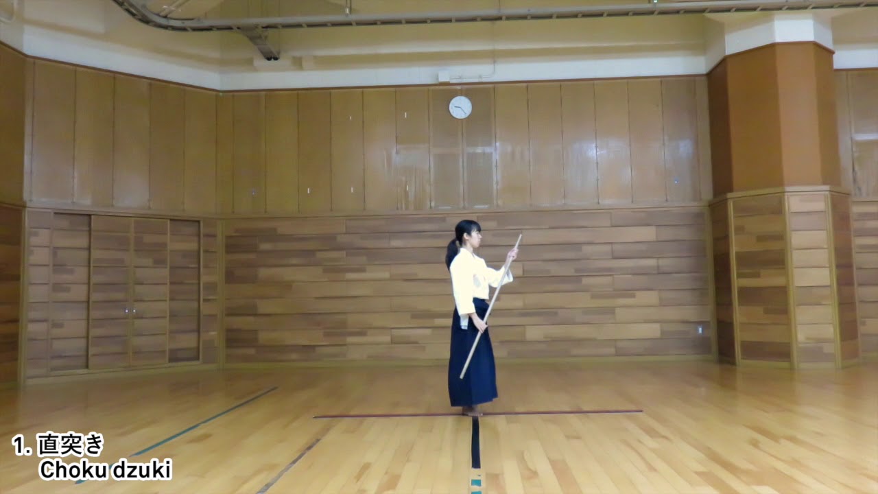 【杖／基本の素振り20　　　 　　 Basic techniques of 20】