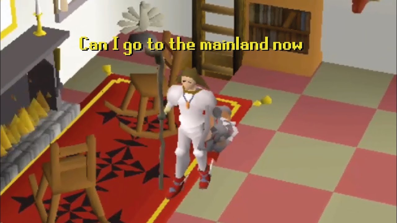 Teleporting back to Tutorial Island (Visual Glitch)
