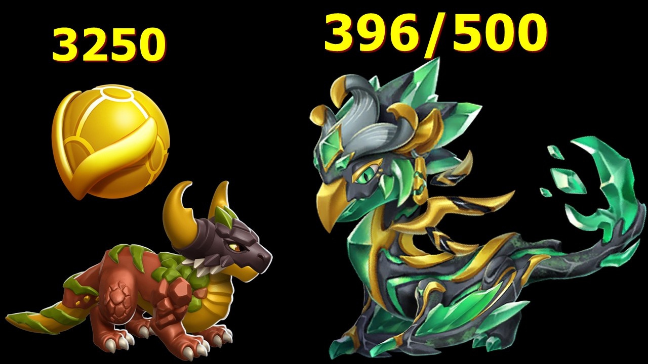 396 Terracine Dragon piece | Finished Ore Vein Hero challenge event | got 3250 Epic Soulstones