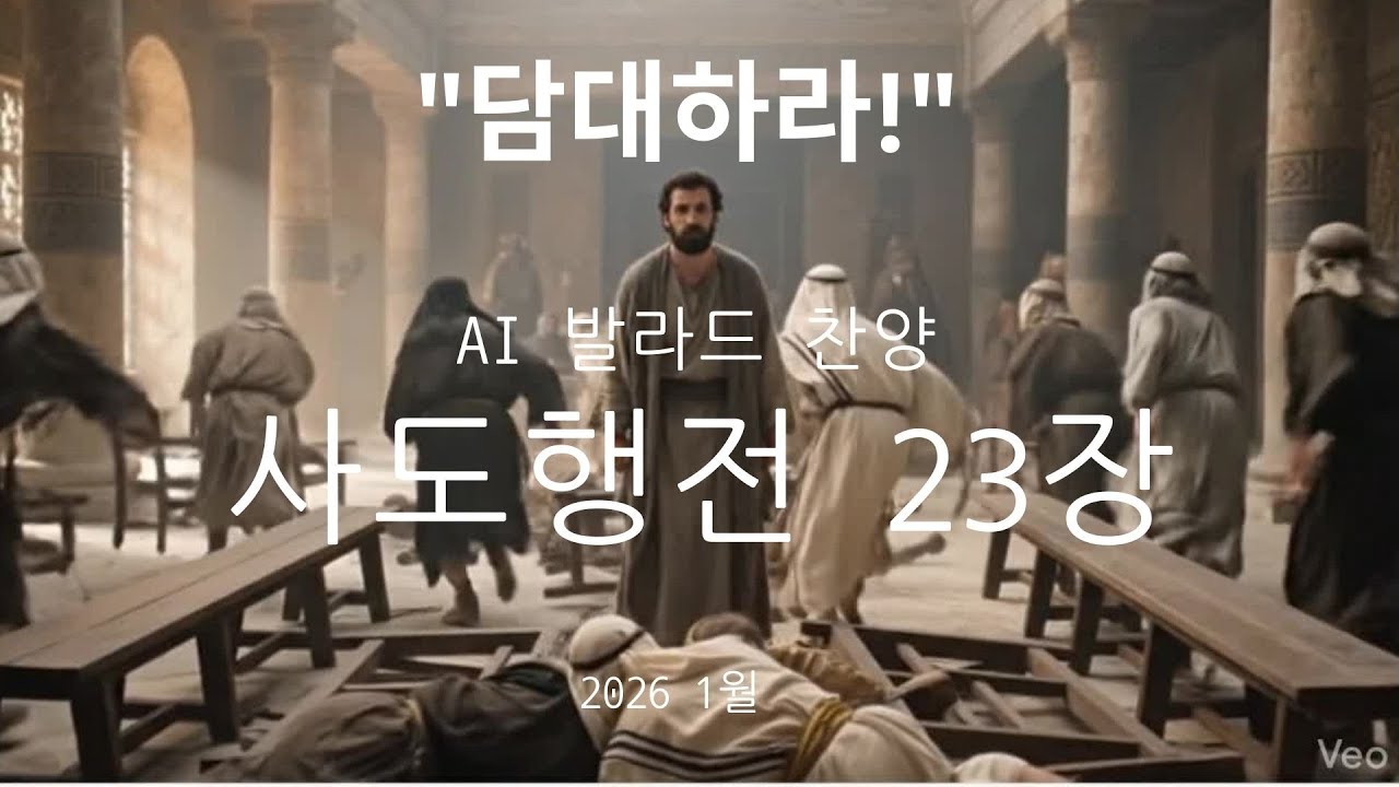 [4K 슬라이드] 사도행전 23장 성경 발라드 찬양 모음 : 고난 중에도 멈추지 않는 찬양