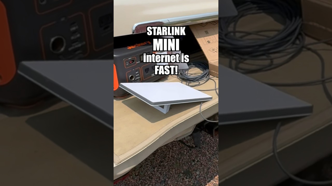 Быстрый Интернет в любом месте с ультрапортативным Starlink MINI