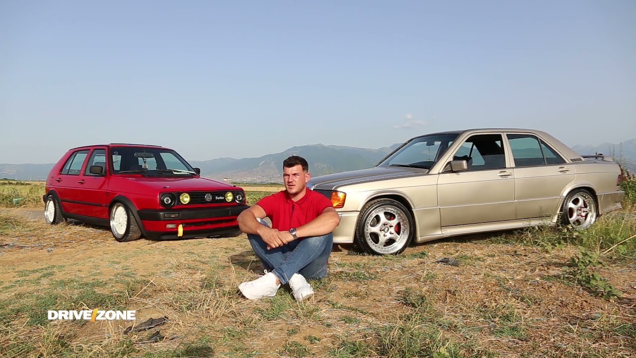 GOLF MK2 GTI & MERCEDES EVO | DRIVE/ZONE - KLAN KOSOVA